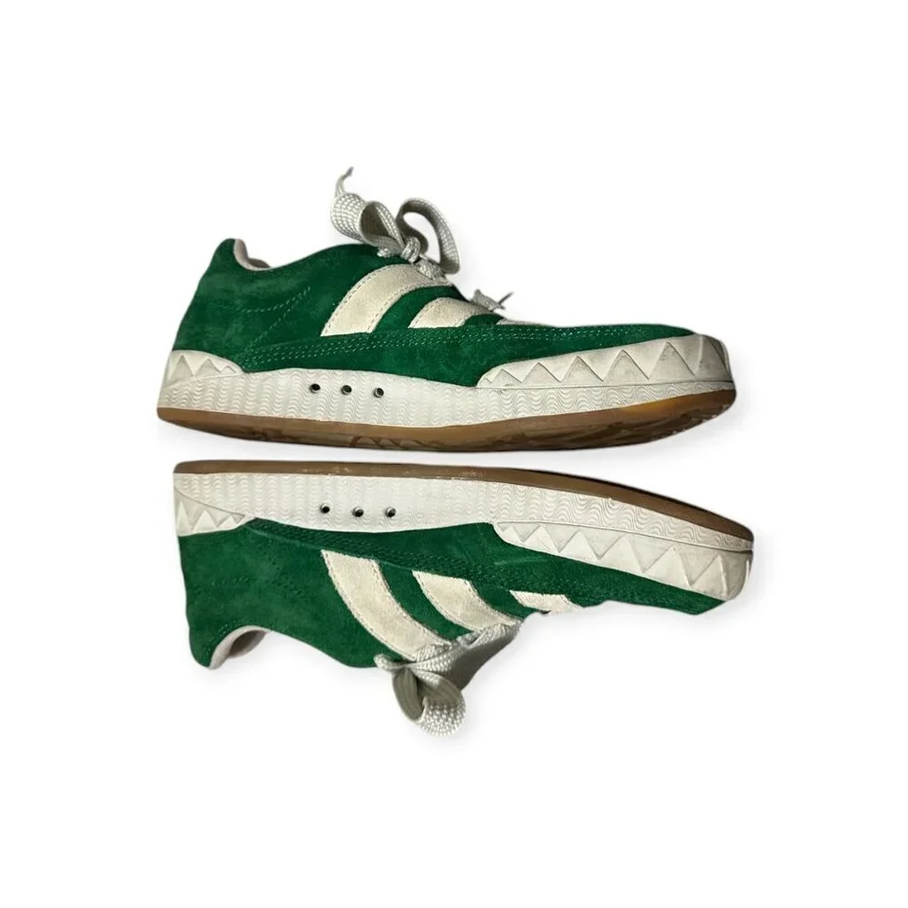 Vintage‎ 1996 Adidas Adimatic Sneakers – Japan Exclusive, Green Suede, Sz 6.5US
